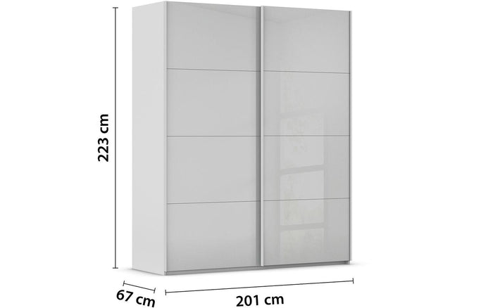 Goossens Kledingkast Finca in hoogwaardig meubelplaat
