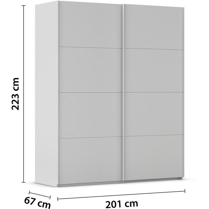 Goossens Kledingkast Finca in hoogwaardig meubelplaat