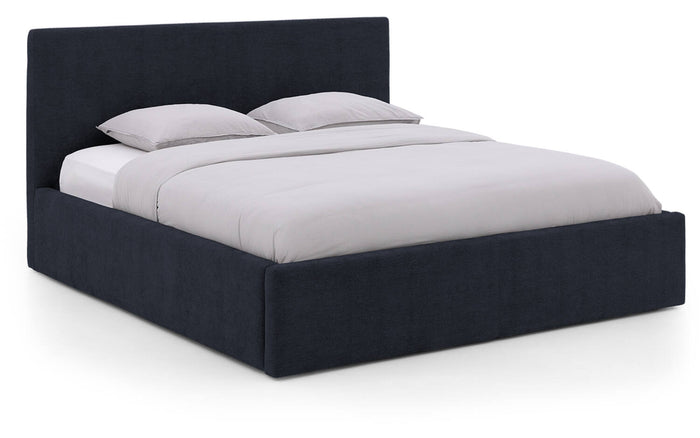Goossens Bedframe Mysen Storage - 140 x 200 - Stof fijn geweven donker