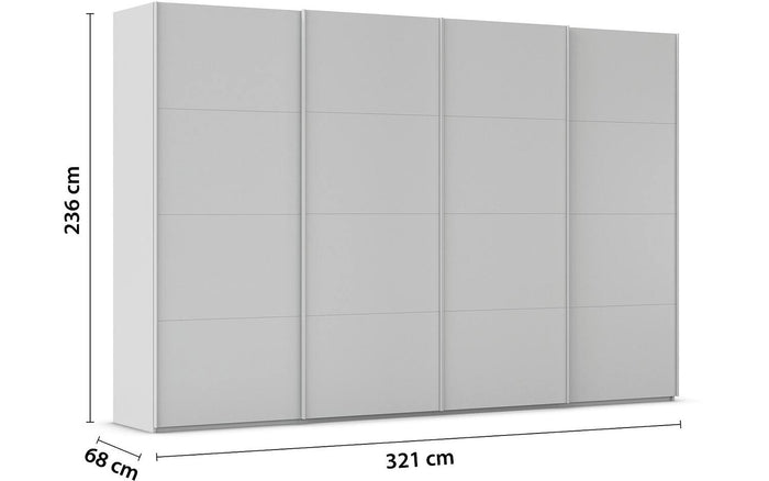 Goossens Kledingkast Finca in hoogwaardig meubelplaat