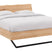 Goossens Bedframe Slade, Bedframe 180 x 200 cm hoofdbord organisch