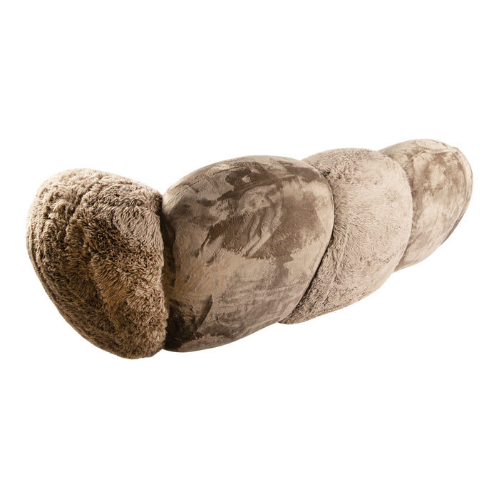 PTMD Curvae Sofa Lush Taupe