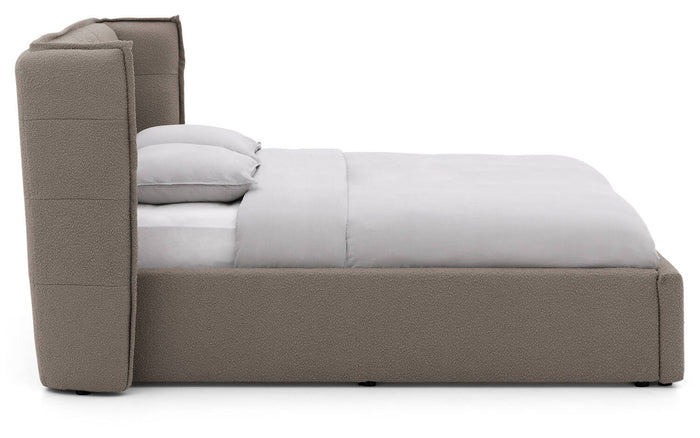 Goossens Gestoffeerd Bedframe Canon - 180 x 200 - Stof boucle