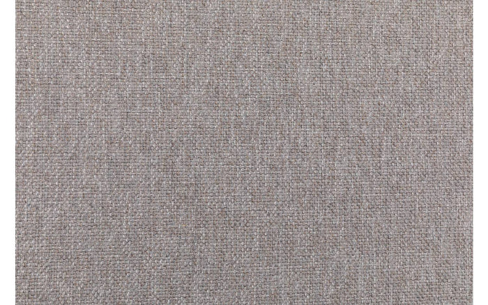 Goossens Hocker Lucca in stof grof geweven grijs