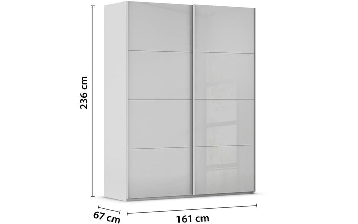 Goossens Kledingkast Finca in hoogwaardig meubelplaat