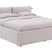 Goossens Bedframe Misty Storage - 160 x 200 - Stof gemeleerd grof