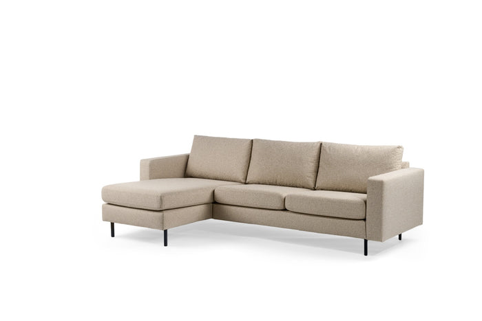 Furntastik 3 zits bank CL L+R, stof Dillon, D460 beige