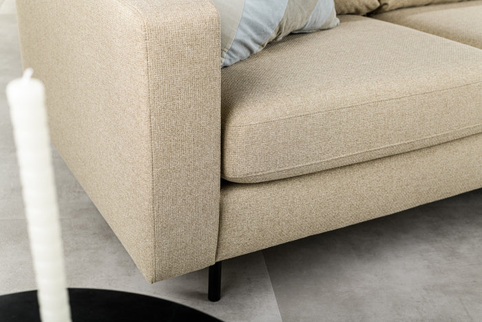 Furntastik 3 zits bank CL L+R, stof Dillon, D460 beige