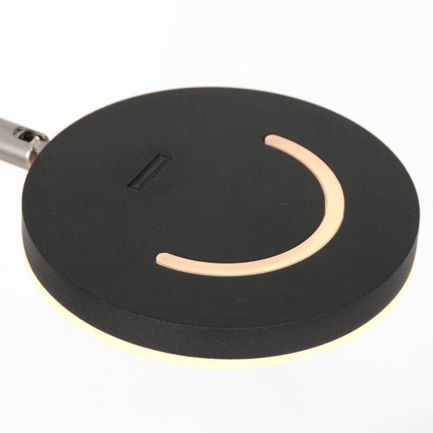 Steinhauer Oplaadbare Vloerlamp Soleil Zwart Accu Led 6 Watt