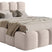 NADUVI Collection Bedframe Chloe II bouclé met opbergruimte 160 x 200