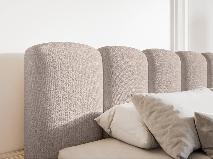 NADUVI Collection Bedframe Chloe II bouclé met opbergruimte 160 x 200