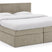 Goossens Boxspring Rud - bruin - 140 x 211 cm cm
