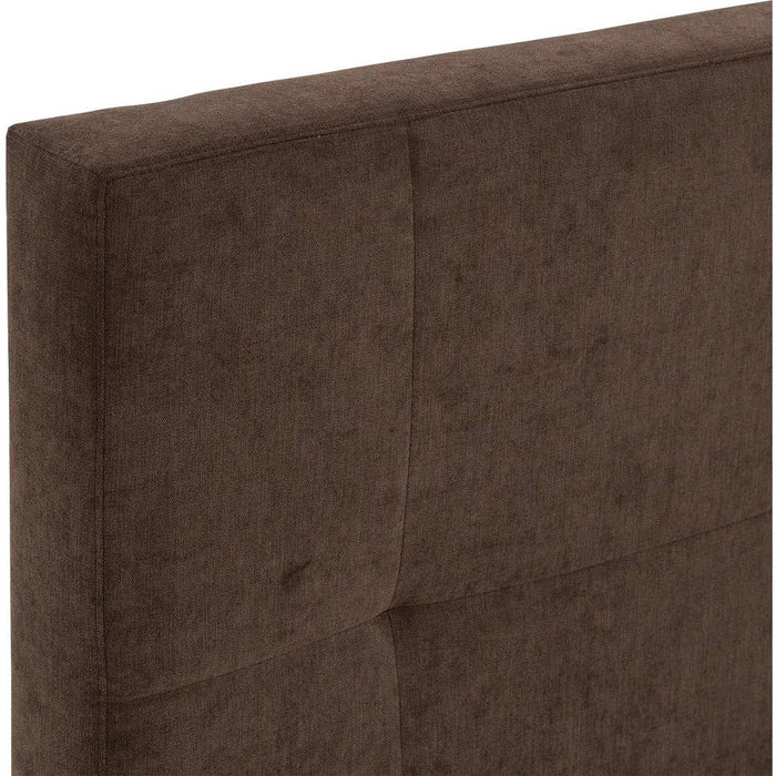 Goossens Boxspring Rud - bruin - 140 x 211 cm cm