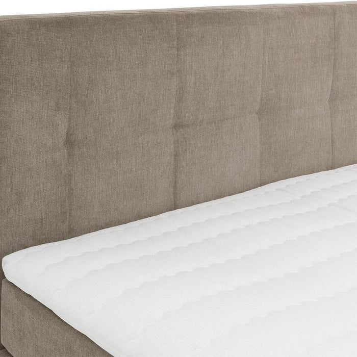 Goossens Boxspring Rud - bruin - 160 x 211 cm cm