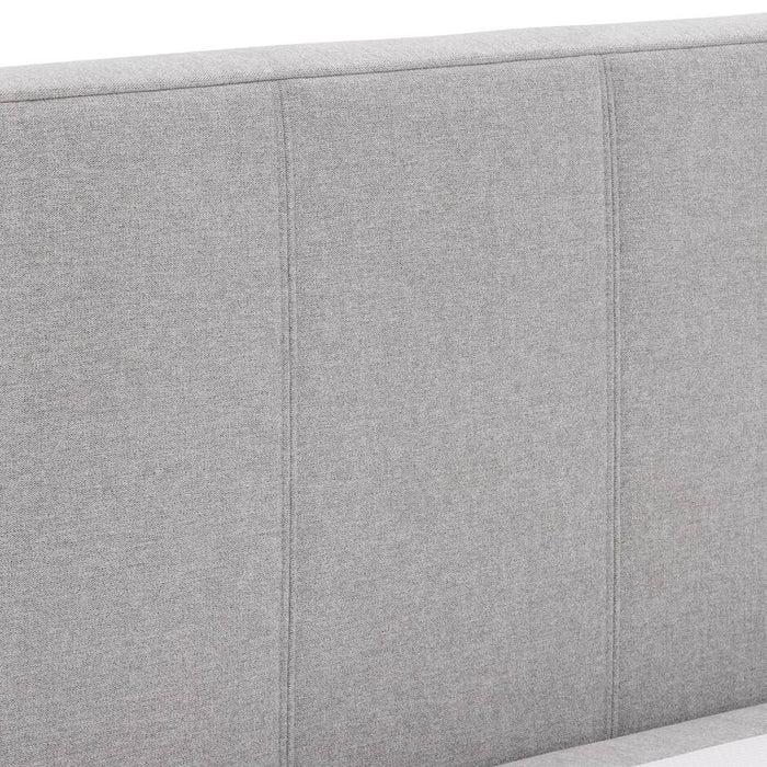 Goossens Boxspring Store met opbergruimte - grijs - 180 x 212 cm cm