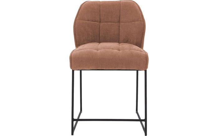 Goossens Counterstoel Ronnie, Counterstoel, zithoogte 65 cm - roze