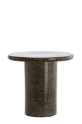 Light&living Bijzettafel Ø40,5x35,5 cm TUDO keramiek donker bruin