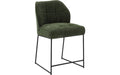 Goossens Counterstoel Ronnie, Counterstoel, zithoogte 65 cm - groen
