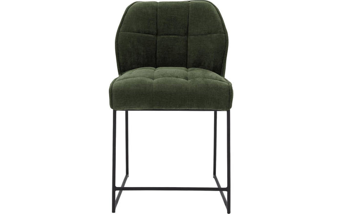 Goossens Counterstoel Ronnie, Counterstoel, zithoogte 65 cm - groen