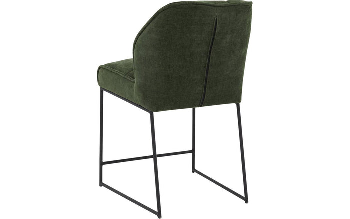 Goossens Counterstoel Ronnie, Counterstoel, zithoogte 65 cm - groen