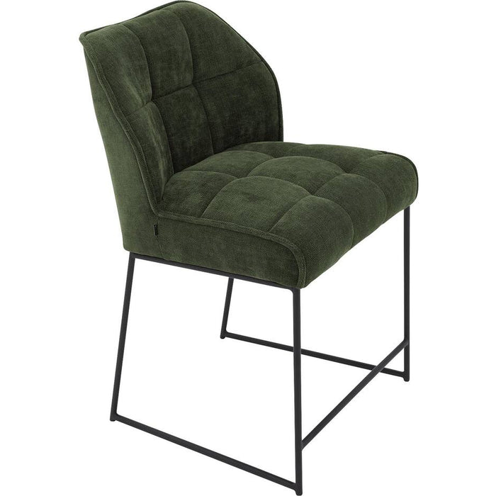 Goossens Counterstoel Ronnie, Counterstoel, zithoogte 65 cm - groen