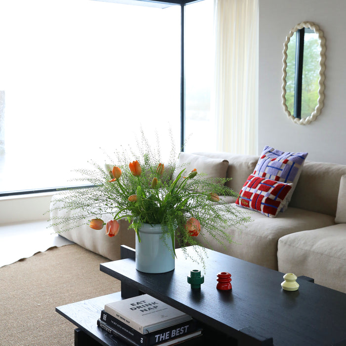 &klevering Zigzag Spiegel H 85 cm - Off White