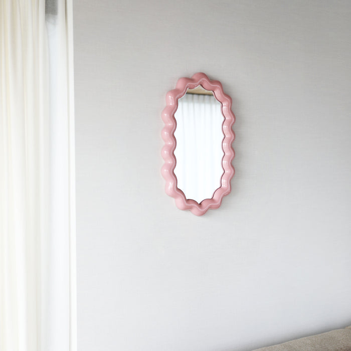 &klevering Zigzag Spiegel H 53 cm - Blush