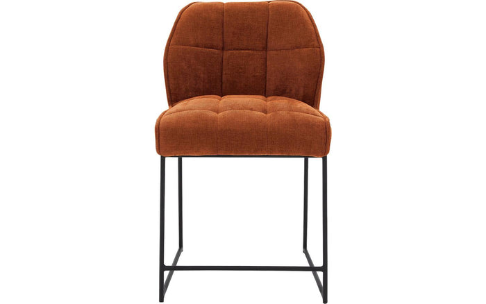 Goossens Counterstoel Ronnie, Counterstoel, zithoogte 65 cm - bruin