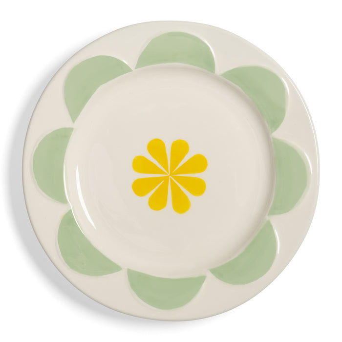 &k amsterdam Folk Bord Ø 17,5 cm - Set van 4