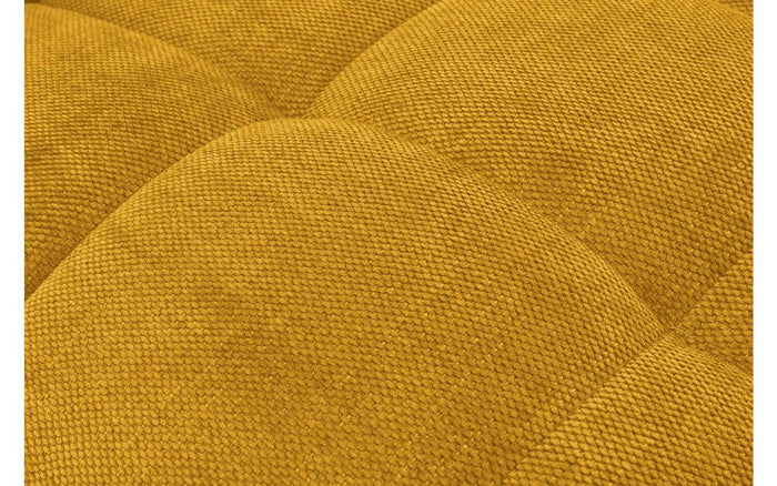 Goossens Barstoel Ronnie, Barstoel, zithoogte 72 cm - geel Textiel