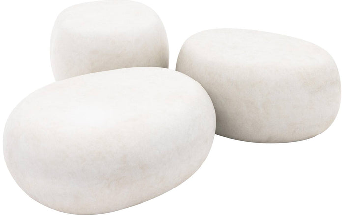 Goossens Bijzettafel Pebble, 73 x 55 cm