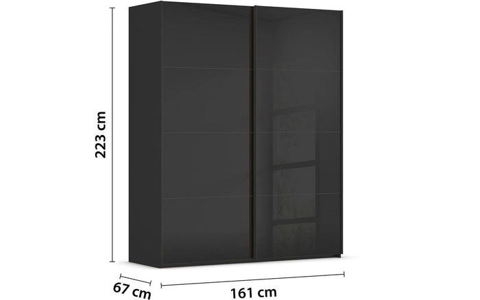 Goossens Kledingkast Finca in hoogwaardig meubelplaat