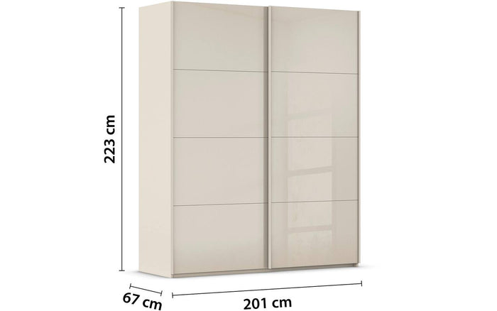 Goossens Kledingkast Finca in hoogwaardig meubelplaat