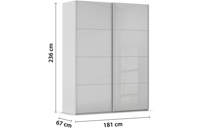 Goossens Kledingkast Finca in hoogwaardig meubelplaat