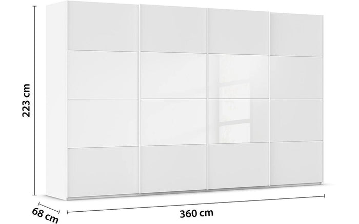 Goossens Kledingkast Finca in hoogwaardig meubelplaat