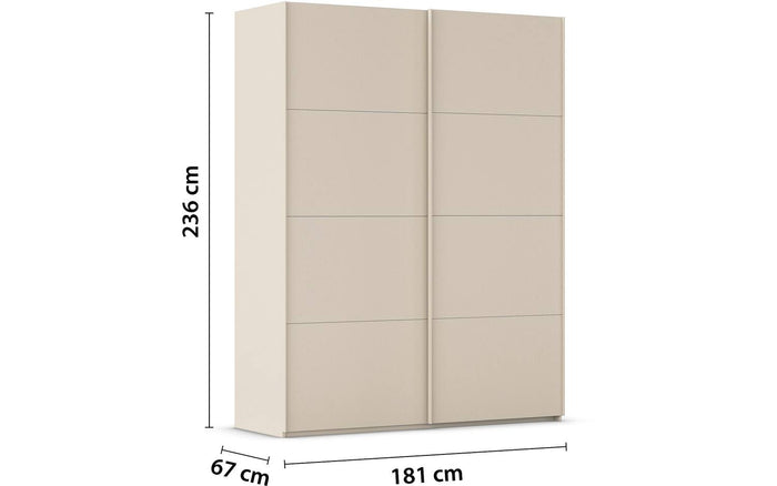 Goossens Kledingkast Finca in hoogwaardig meubelplaat