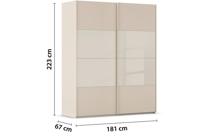 Goossens Kledingkast Finca in hoogwaardig meubelplaat