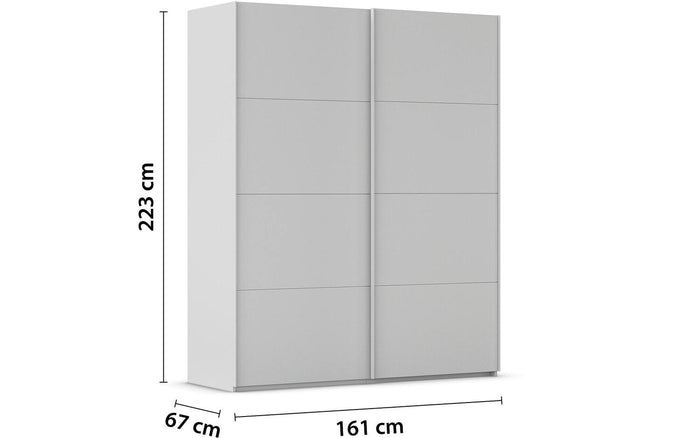 Goossens Kledingkast Finca in hoogwaardig meubelplaat