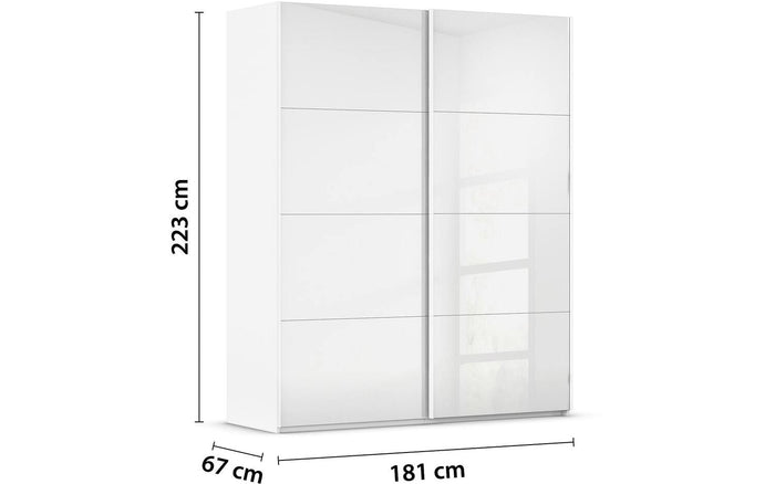Goossens Kledingkast Finca in hoogwaardig meubelplaat