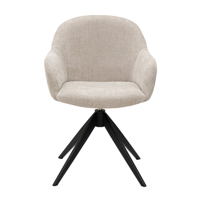 Kick draaistoel Matt - Champagne