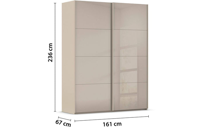 Goossens Kledingkast Finca in hoogwaardig meubelplaat