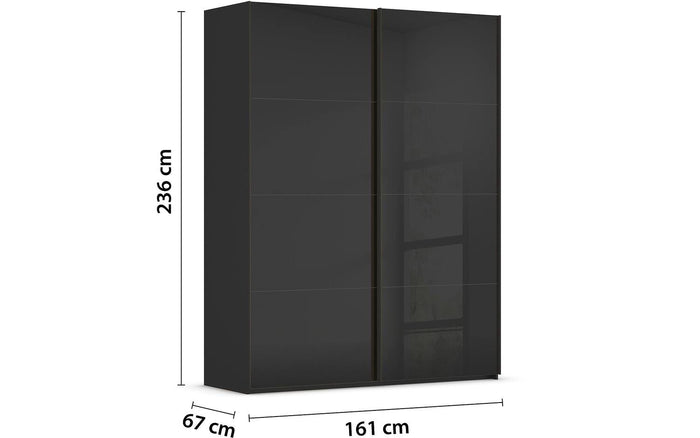 Goossens Kledingkast Finca in hoogwaardig meubelplaat