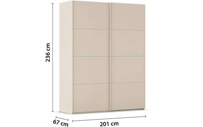 Goossens Kledingkast Finca in hoogwaardig meubelplaat