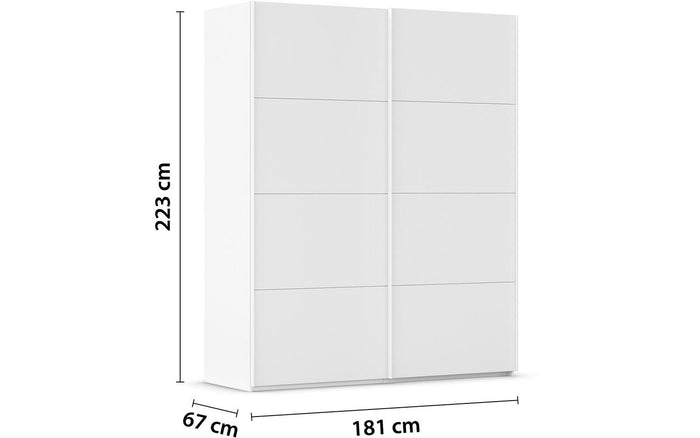 Goossens Kledingkast Finca in hoogwaardig meubelplaat