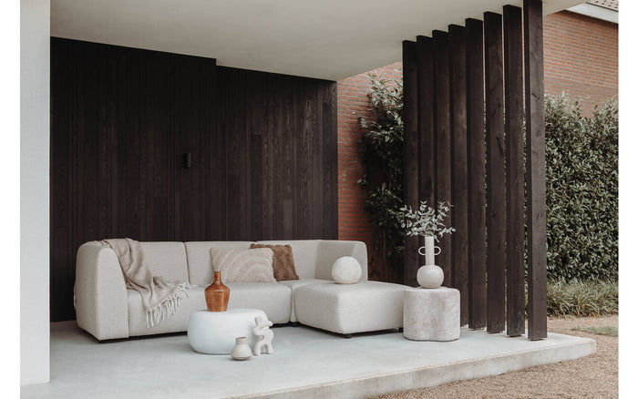 Goossens Bijzettafel Pebble, 65 x 49 cm