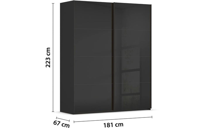 Goossens Kledingkast Finca in hoogwaardig meubelplaat