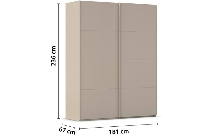 Goossens Kledingkast Finca in hoogwaardig meubelplaat