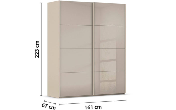 Goossens Kledingkast Finca in hoogwaardig meubelplaat