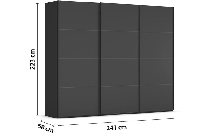 Goossens Kledingkast Finca in hoogwaardig meubelplaat