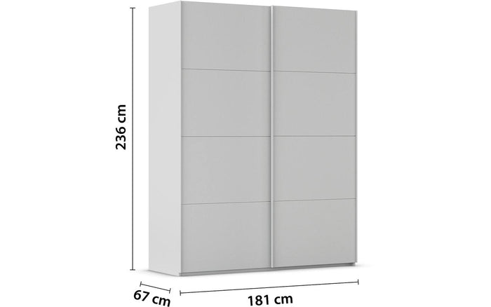 Goossens Kledingkast Finca in hoogwaardig meubelplaat